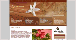 Desktop Screenshot of gastrokafe.cz